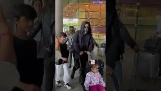 Shilpa Shetty With Family Spotted At Airport