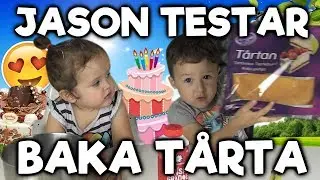Jason Testar Att Baka Tårta