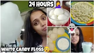 I only ate WHITE food for 24 HOURS 😲|gopsvlogs