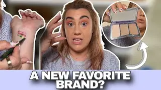 Exploring Kaleidos Beauty 👀 MAKEUP REVIEW & UNBOXING!