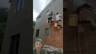 rassi ke madad se kis tarah plaster kar raha hai#Raj mistri work#rajmistri#short video