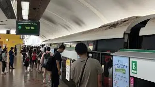 [SMRT] (ECID Closure) Kawasaki Qingdao Sifang C151A Set 521/522 on Tampines-Pasir Ris Shuttle 