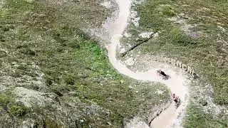 Verbier DH - Red track Rodze with drone