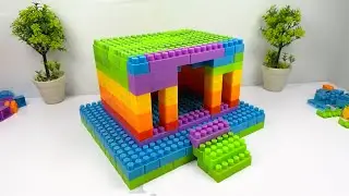Satisfying DIY House - ASMR Building Block House - How to make a Lego House