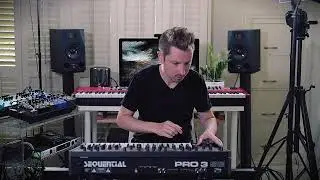 electronic improvisation using the Sequential Pro 3 sequencer