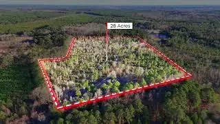 28 Acres Zoned RA | Unrestricted Land in Bladen County, NC for SALE!