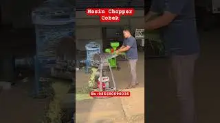 Uji coba mesin chopper Cobek Terbaru