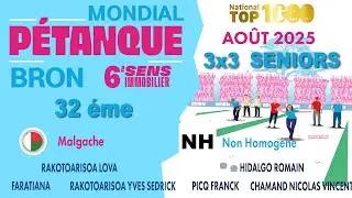 32 &eacute;me - 3x3 - MONDIAL PETANQUE BRON 6&egrave;me SENS SENIORS 2025