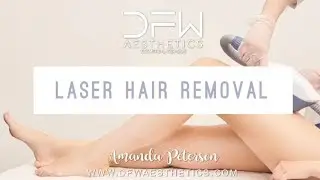 HAIR BE GONE!  Laser hair removal video with Amanda Peterson