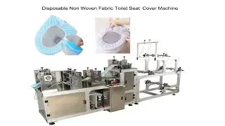 Disposable Fabric Toilet Seat Covers Machine , Non Woven Fabric Toilet Seat Cover Making Machine