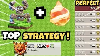 +320 🔥 Meteor Golem with FB ! Easiest  Attack Strategy At TH18 in ‎⁨@ClashOfClans⁩ With Army Link