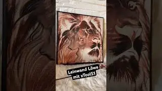 Leinwand Gravur L&ouml;we mit xToolS1, #pinselara