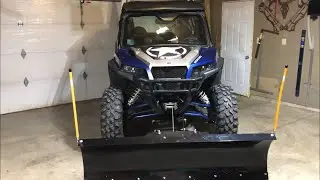 2020 Polaris General XP 1000 gets a new Denali 72 inch snow plow!