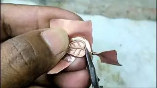 Beautiful copper ring making 2025 ! How to make a copper ring