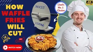Discover The Real Potato Waffle Fry Cutter For All Fast Food Franchises #wafflefries #chickfila