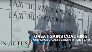 Great Gains Coaching with the Air Force Cadets Competition Team