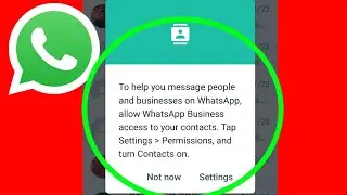 WhatsApp Business | To help You Message People And Business on WhatsApp || Fix Problem