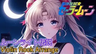 ムーンライト伝説 (Moonlight Densetsu) Violin Rock Arrange ロックアレンジ - (DALI)