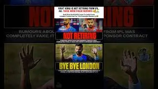 Virat Kohli is not retiring from IPL 😎 #viratkohli #ipl #rcb #youtubeshorts #cricket #short
