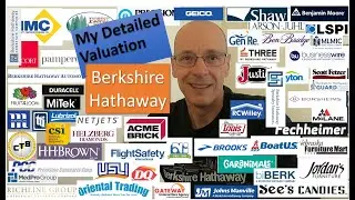 Valuation of Berkshire Hathaway - Sum of the Parts way