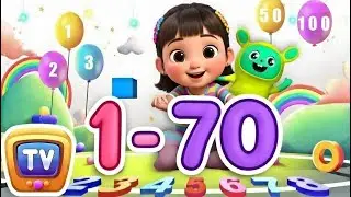 Numbers Song 1 to 70 Ginti 1 se 70 Tak | Numbers Song 1 to 70 in Hindi & English Learn Numbers 1-70