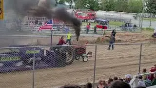 Howard Lake, MN - Truck Pull - 2021 - #3 - Tractor