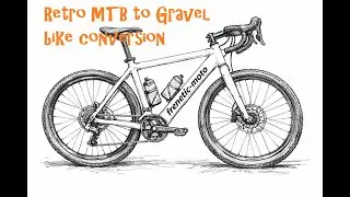Retro MTB to Gravel bike conversion