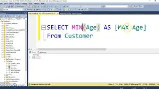 Find Max & Min Value in SQL Server Database Part 41