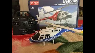 RC ERA C138 Bell 206 2.4G 6CH 6-Axis Gyro 1:33 helicopter. Faulty !