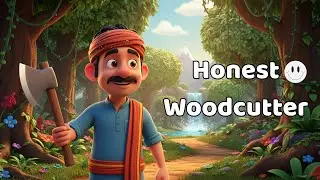 ईमानदार लकड़हारा | Honest Woodcutter | Kids Moral Story | Hindi Kahaniya