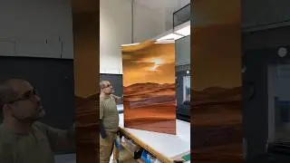Printing Lab in Tel Aviv. Sublimation, HD metal print with glossy finish. #art #photoprinting #tlv