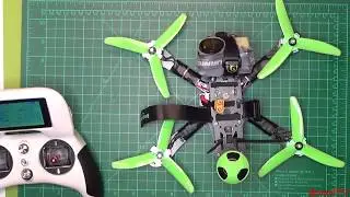 TURNIGY evo i XR225 - iBus i DShot300 - test w domu