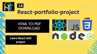 html to pdf download || react project