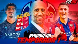 O IN&Iacute;CIO DE ZABALETA! RESUMO TEMPORADA 1 - Modo Carreira Realista EA FC26