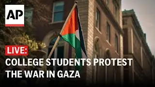 LIVE: Columbia University students protest the war in Gaza