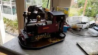 Bench testing a live steam Fine Line Models Alfie
