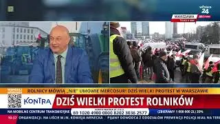 Precz z Mercosurem! Dramatyczny protest rolników! Kontra, 09.01.2026