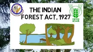 The #indian #forest act,1927____#rpcau #icar #forestry