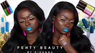 FENTY BEAUTY VIVID EYELINER - LIQUID EYELINERS : Will they work this time?! || OHEMAA BONSU