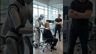Trump Freezes When Elon Musk&rsquo;s AI Robot Starts Massaging Him