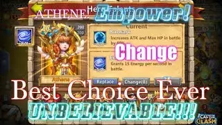 Empower Replace 8Bulwark on Athene INSANE BROKEN HERO!! Castle Clash
