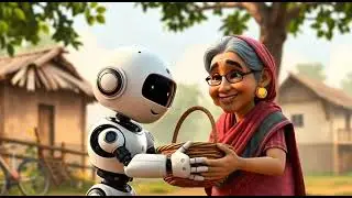 नन्हा रोबो 🤖 | 3D Cartoon Hindi Story | Kids Moral Story #viral #shorts #cartoon @Kidomate21 