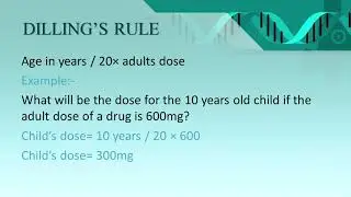 Pediatric Dose Calculation Presentation short video by Ali jamaliali817@gmail.com