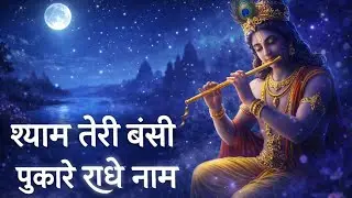 Shyam ki bansuri aur Radha naam ka madhur sangam 💙 Is shant aur bhavnatmak bhajan ko poora suniye