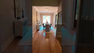 modern craftsman kitchen and living area tour #huntersvillenc #interiordesign #newconstruction