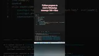 python program to send whatsapp massage unlimited time || python whatsapp massage problem #python