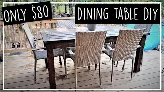 Building Our Outdoor Dining Table