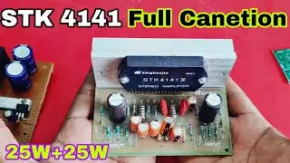 POWERFUL Stk4141 v.2 Amplifier Board 🔊 Sound TEST || Full A to Z Connection Details