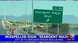 TXDOT says it will replace misspelled sign on El Paso highway