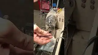Machining a stainless steel ring core #lathe #ringmaking  #inlayring